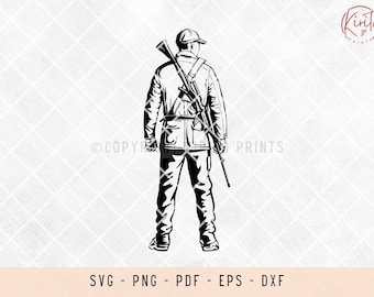 Deer Hunter SVG: Hunting Gifts for Men, Sublimation Designs (Digital Download)