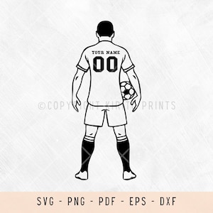 Customize soccer player, soccer, soccer svg, soccer player svg, clipart, svg files for laser, svg files for shirts, svg files for cricut