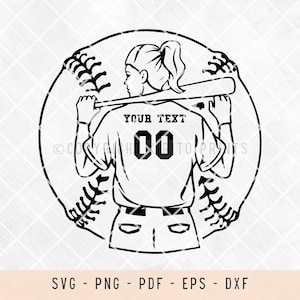 Softball, softball svg, softball png, personalized gift, softball girl png, svg files for laser, svg files for shirts, svg files for cricut