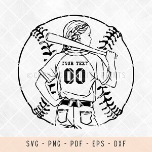 Softball, softball svg, softball png, personalized gift, softball girl png, svg files for laser, svg files for shirts, svg files for cricut