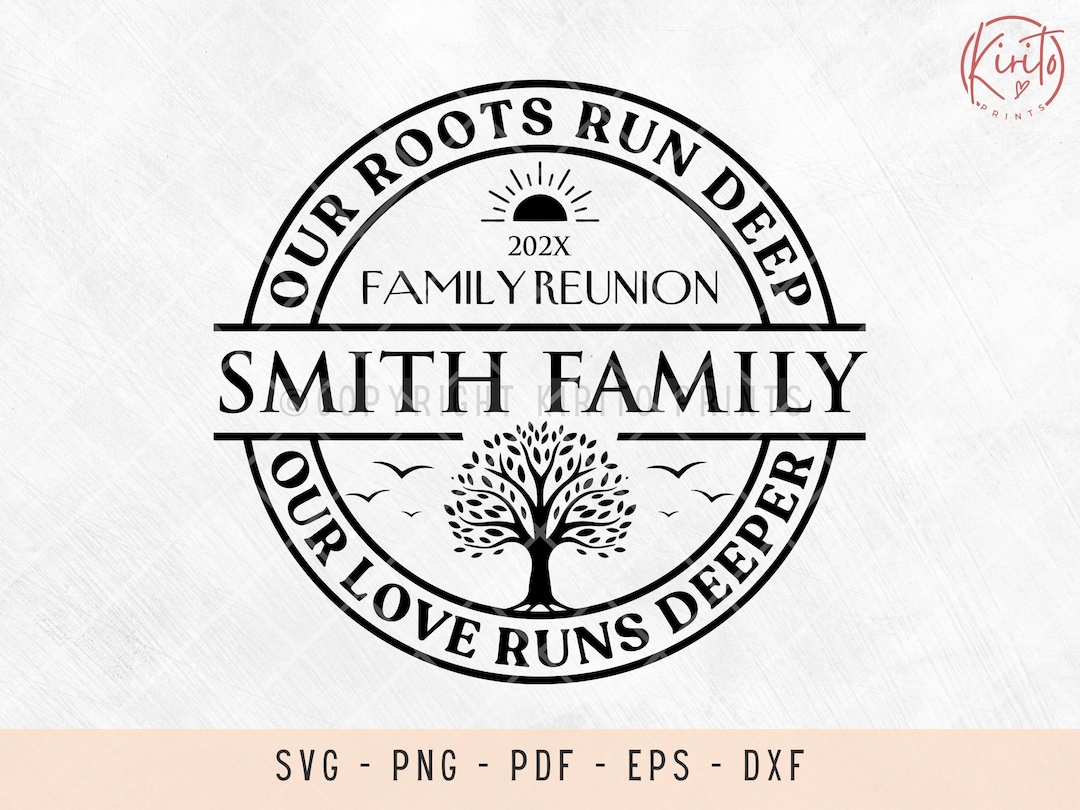 Custom Family Name Reunion Svg Files, Svg Files for Laser, Svg Files ...