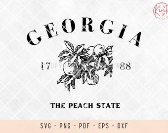 Georgia, georgia svg, us states, us states svg, us states outline, svg files for laser, svg files for shirts, svg files for cricut, outline