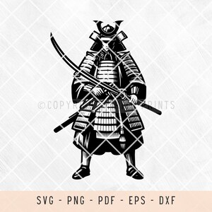 Japanese samurai, samurai sword, samurai svg, samurai svg file, samurai png, japanese warrior, samurai warrior, outline svg, japanese sword