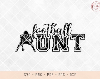 Voetbaltante SVG: shirtontwerp, Cricut-bestanden (digitale download)