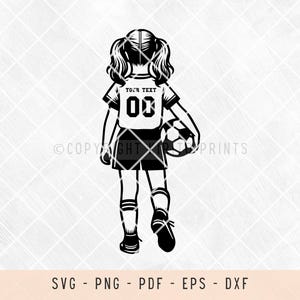Customize soccer player svg, soccer, soccer svg, soccer girl, png, clipart, svg files for laser, svg files for shirts, svg files for cricut