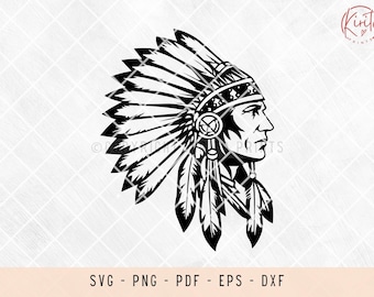 Indian chief, indian chief svg, indian chief png, indian chief head svg, american indian, american indian svg, svg, png, indian warrior, pod