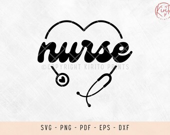 Nurse, nurse svg, nurse svg, stethoscope, nurses , nurse gift, nurse png, svg files for laser, svg files for shirts, svg files for cricut