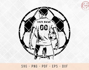 Customize soccer player, soccer, soccer svg, soccer player svg, clipart, svg files for laser, svg files for shirts, svg files for cricut