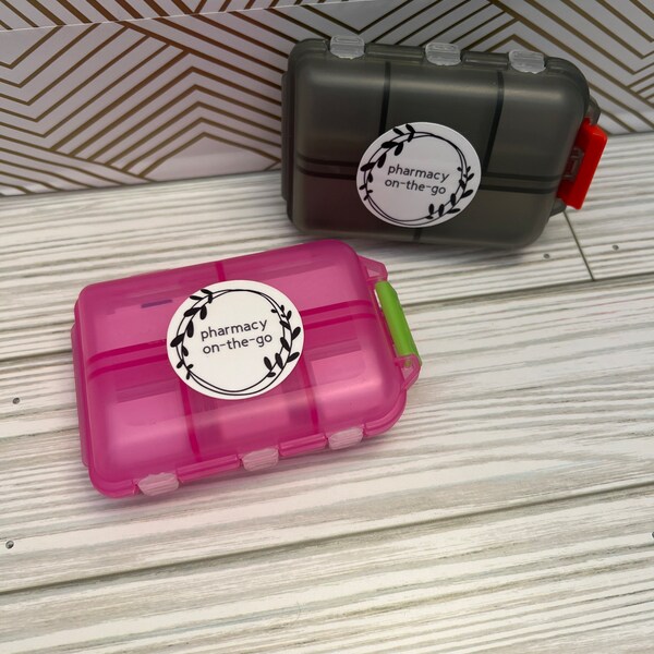 Pill Box Case Etsy