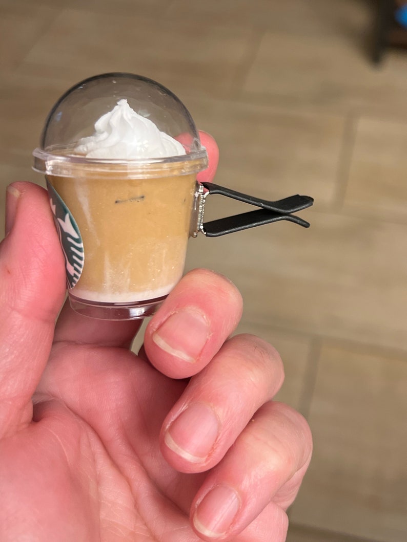 Petit cadeau Starbucks pour amateur de café avec clip d'aération pour tout amateur de café, clip d'aération de voiture Venti grande, grand café image 5