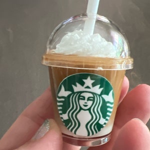 Coffee vent clip Starbucks coffee lover small gift for any coffee lover car vent clip venti grande tall coffee image 1