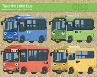 tayo the little bus 27 png 300 dpi tayo the little bus etsy