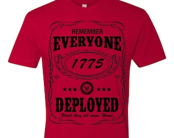 Rotes Freitag-Hemd / Remember Jeder Deployed Shirt