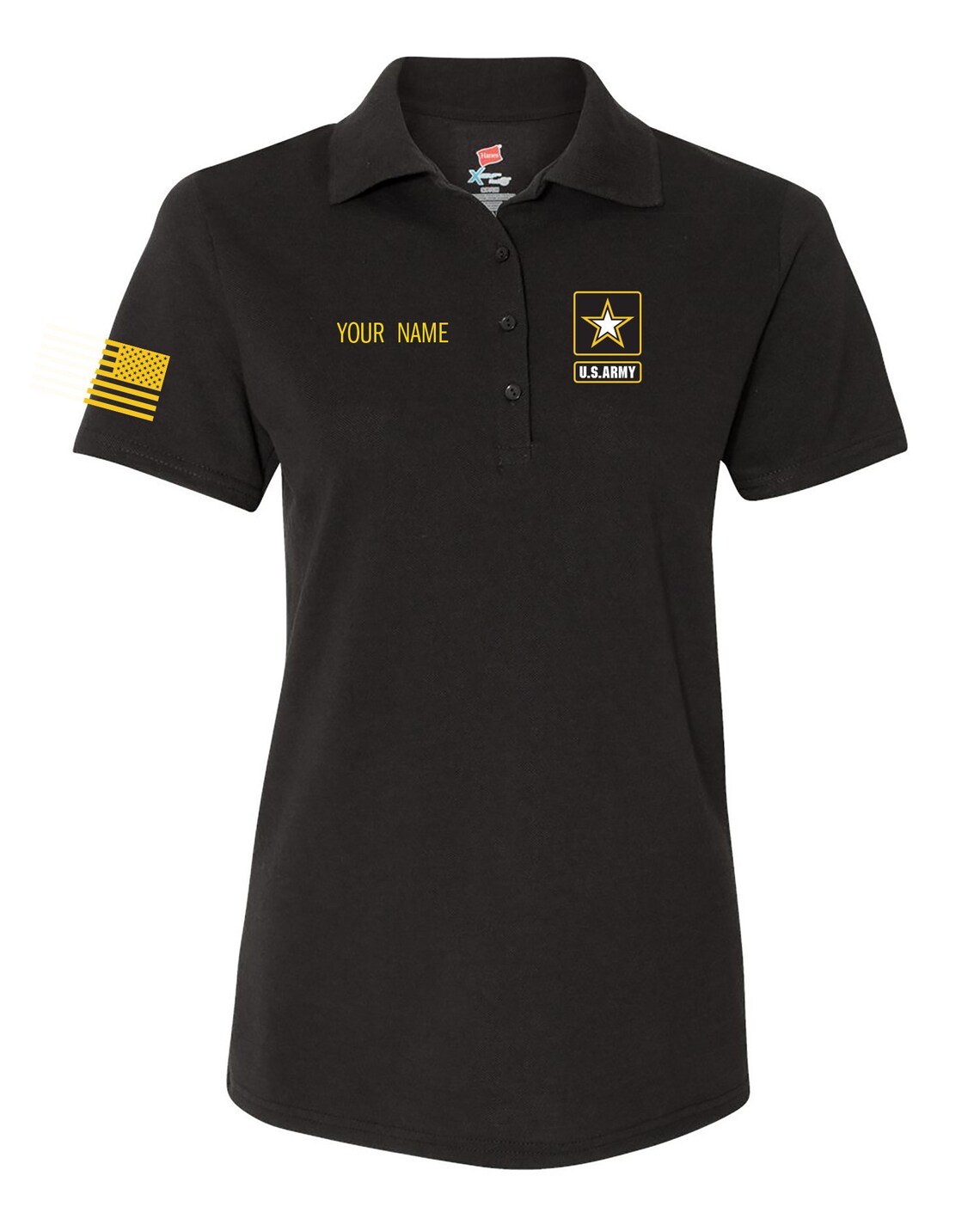 Women's U. S. Army polo golf shirt. Personalized Army polo Etsy