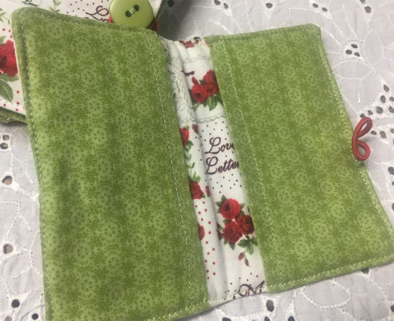 wallet Padded bag in American cotton Business Card holder