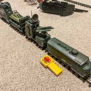 3D Printable STL Digital Files of Gi Joe Train Components - Mod Toy Train Set