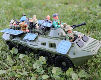STL Digital Files of Hatches and Seats for Toy BTR-80 Soviet Tank Transport Oktober Guard Gi Joe