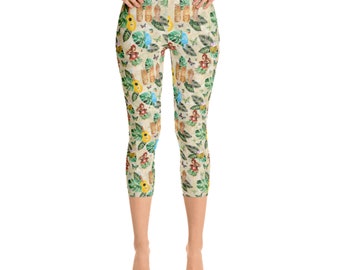 Aloha! Capri Leggings