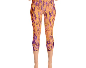 Wild Hot Strokes Yoga Capri Leggings