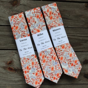 Dusty Rose Floral Tie Skinny, Wedding Floral Tie, Tie For Man, Tie And Pocket Square Set, Wedding Dress Tie, Father Gift, Wedding Gift