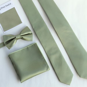 Moss Green Tie, Wedding Dress Tie, Skinny Men&#39;s Wedding Tie, Groomsmen Tie, Groom Tie, Wedding Gift, Hand Made, Personalization