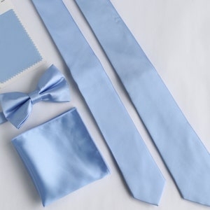 Ice Blue Tie, Wedding Dress Tie, Skinny Men's Wedding Tie, Groomsmen Tie, Groom Tie, Wedding Gift, Hand Made, Personalization