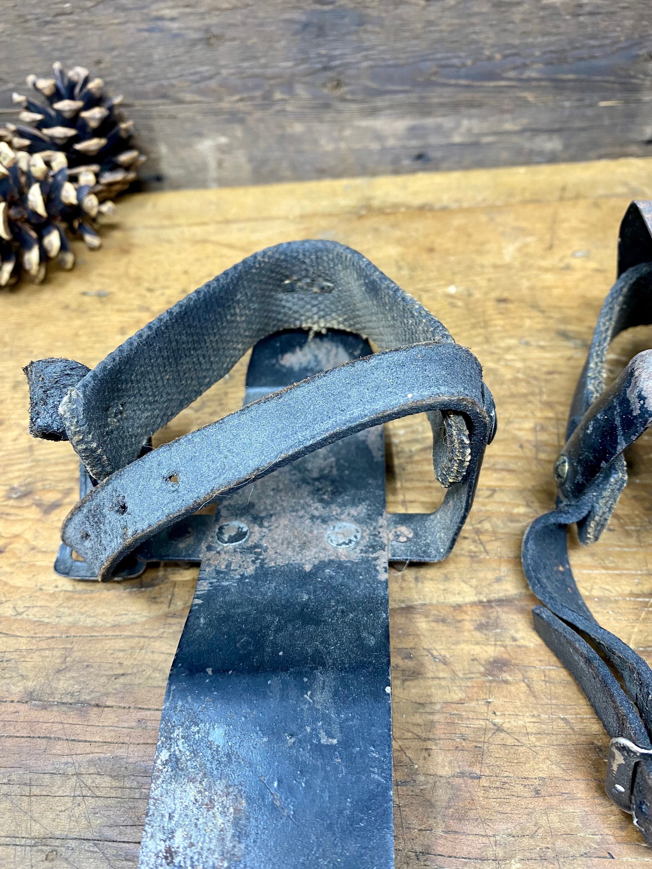 Antique Ice Cleats Ice Pick Shoes Vintage Winter Decor Etsy