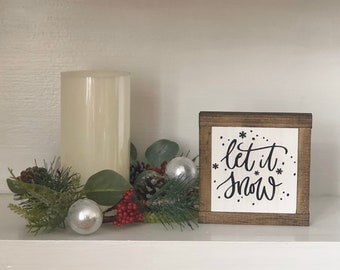 Let It Snow Somewhere Else Stencil Create DIY Let It Snow Somewhere Else Home Decor Reusable Stencils for Painting