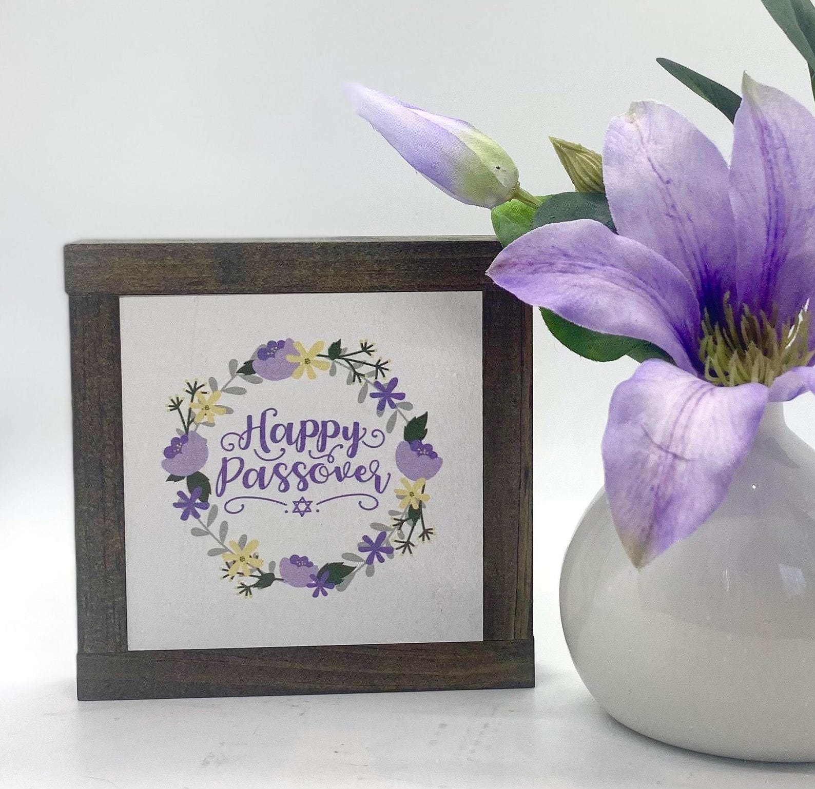 Happy Passover, Spring Tiered Tray, Passover Decoration, Jewish Gift ...
