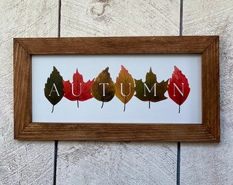 Hello Autumn Decorations - Targa In Legno Da Appendere A Forma Di Cuore Con Stampa Con Foglie Autunnali, Zucca, Segno Autunnale, Accessori Per Il Ringraziamento E L'autunno