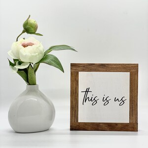 This Is Us Sign, Gallery Wall Sign, Family Wall Decor, Mothers Day Gift, Gift For Her, Rustic Home Decor, Birthday Gift for Mom, Fathers Day