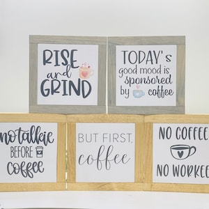 Coffee Sign Collection, Coffee Bar Cart, Jesus Lover Sign, Caffeine Lover Sign, Coffee Lover Gift, Coffee Gift, Mama Needs Coffee