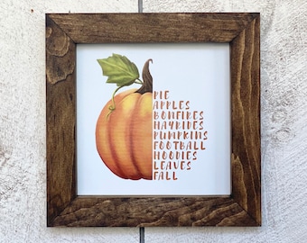 Fall Pumpkin Sign Autumn Home Decor Fall Wood Sign Large Sweet Fall Mantle Sign Rustic Fall Decor Large Pumpkin Season Wood Sign Fall Sign