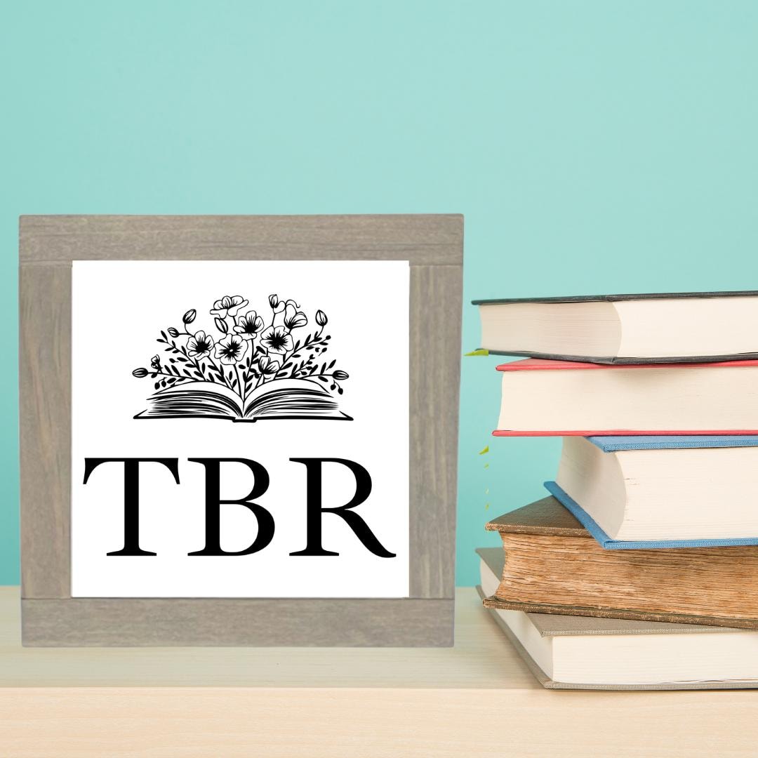 Tbr Sign TBR Wood Sign, TBR Bookish Sign, to Be Read Shelfie Decor, Booklover ...