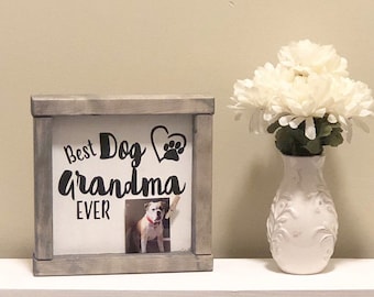 Dog Grandma Sign, Pet Lover Gift, Dog Owner Decor, Rustic Animal Decor, Dog Mom Gifts, Bog Road Designs