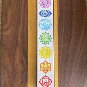 Chakra Home Decor, Chakra Affirmations, Spiritual Wall Art, Chakra Wood Art, Chakra Inspired Decor, Gift for Yoga Love, Meditation Wood Sign