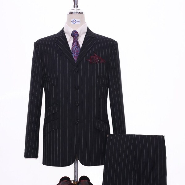 Pinstripe Suit Etsy