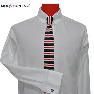 Penny pin collar shirt | Penny pin white shirt for man