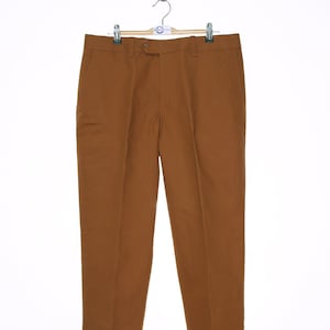 Sta Press Trousers | 60s Style Mod Classic Burnt Orange Men's Trouser