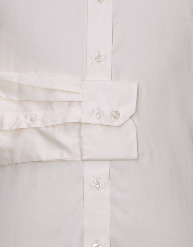 Button Down Shirt Cream Dress Shirt for Man - Etsy