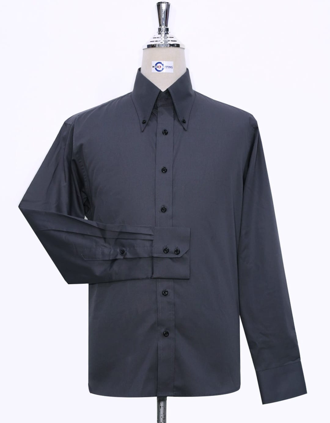 Button Down Shirt | Charcoal Grey Dress Shirt For Man Button Down Shirt | Charcoal Grey Dress Shirt For Man