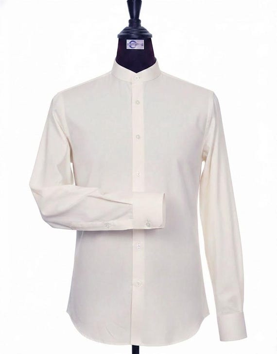 cream color dress shirt men Amazon.com: Ymosrh Button Down Shirt Men, Long Sleeve Solid Color Dress Shirts for Men Casual Dress Shirts Untucked Camisas para Hombres Mens Fitted Up Shirts Business Sleeves Work (S, Beige) : Clothing,