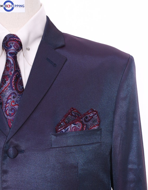 Mod Suit 60s Mod Style Essential Dark Navy Blue Suit - Etsy