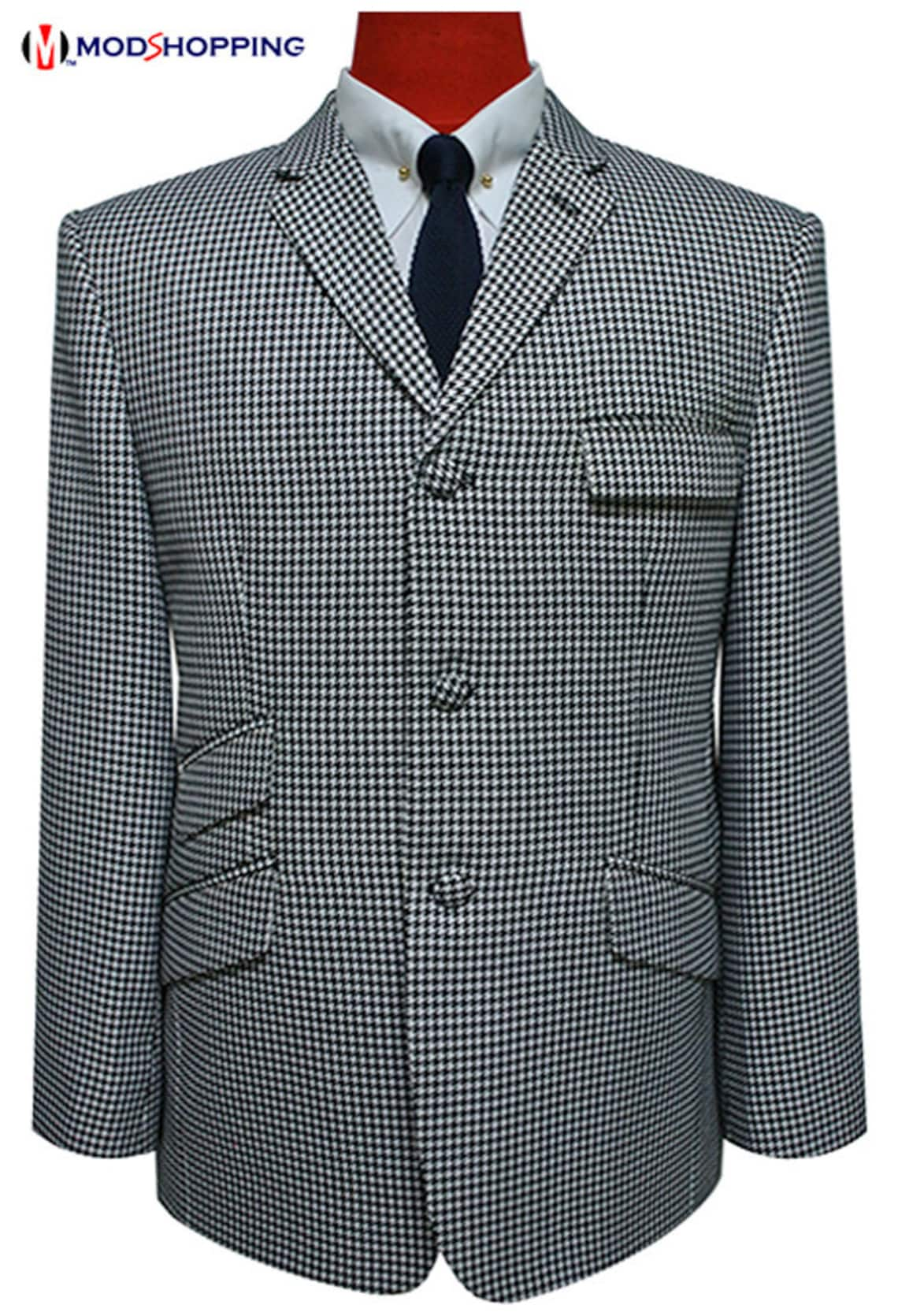 Dogtooth jacket big dogtooth check jacket for man | Etsy