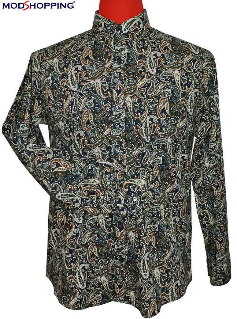 Image of Multi Color Paisley Shirt