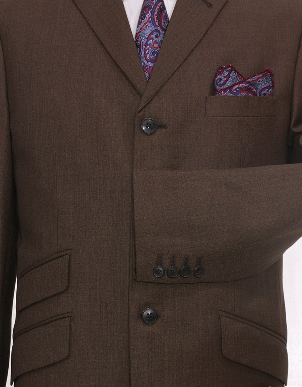 Mod 3 cheap button suit
