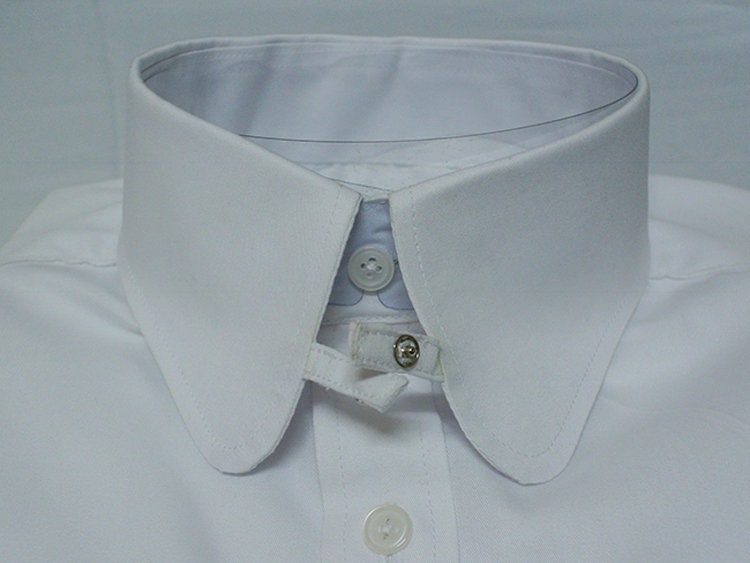Penny tab collar shirt Penny  white tab collar shirt for man Clothing Gender-Neutral Adult Clothing Tops & Tees Oxfords 