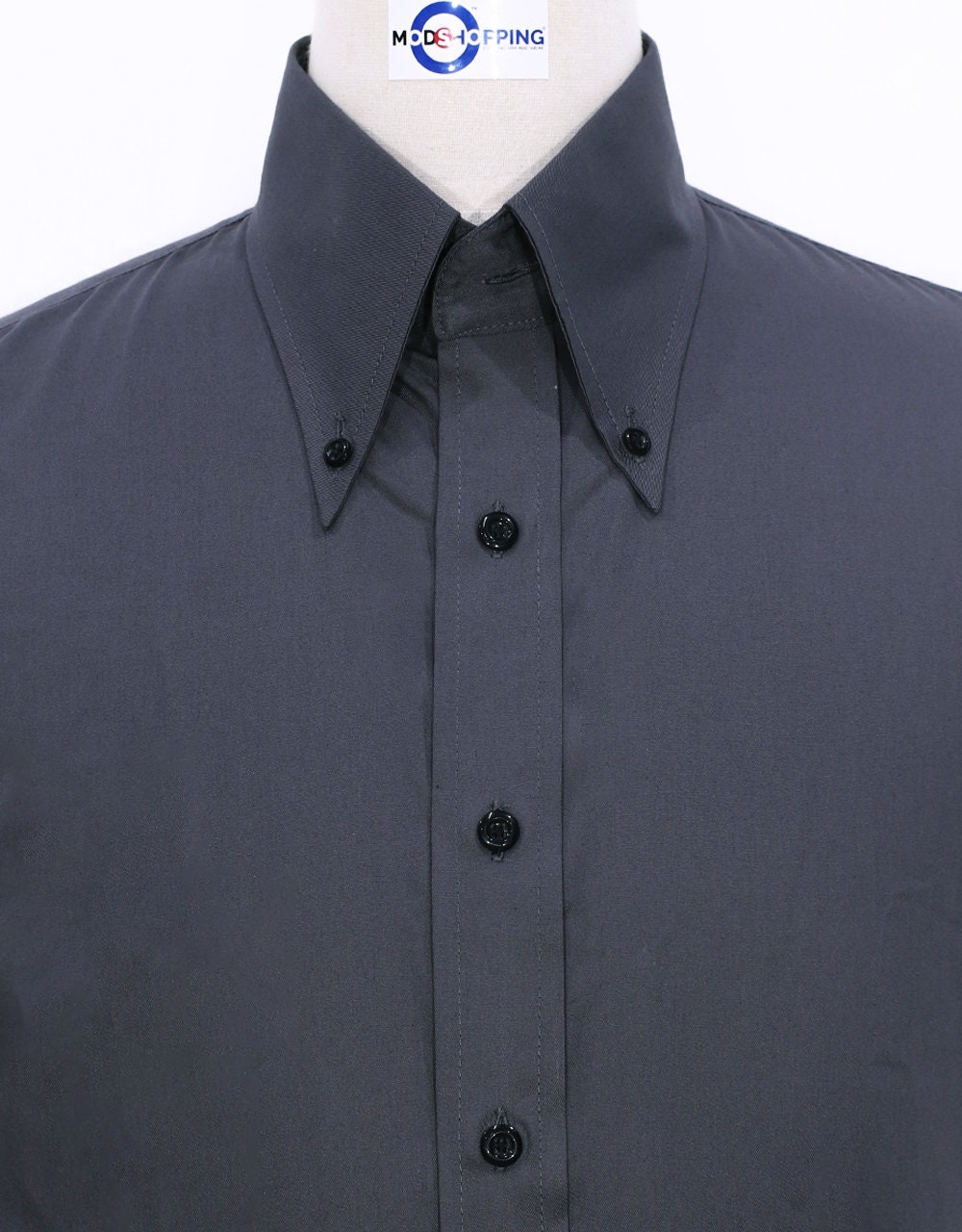 Button Down Shirt | Charcoal Grey Dress Shirt For Man Button Down Shirt | Charcoal Grey Dress Shirt For Man