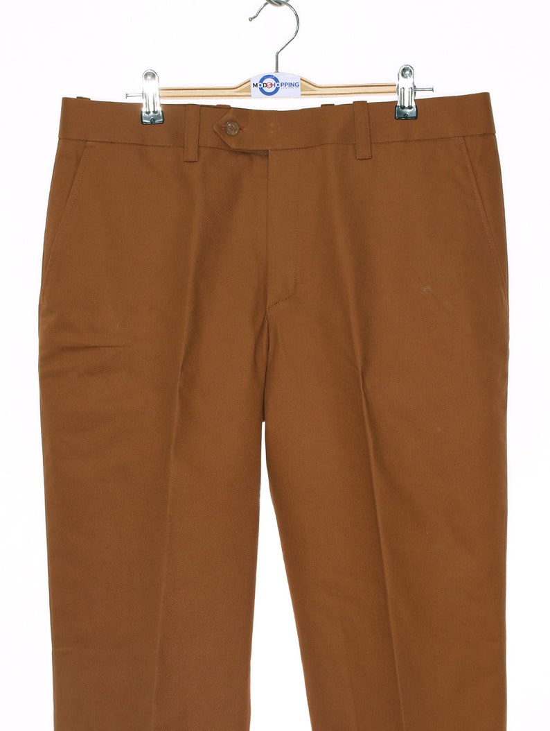 Sta Press Trousers 60s Style Mod Classic Burnt Orange - Etsy