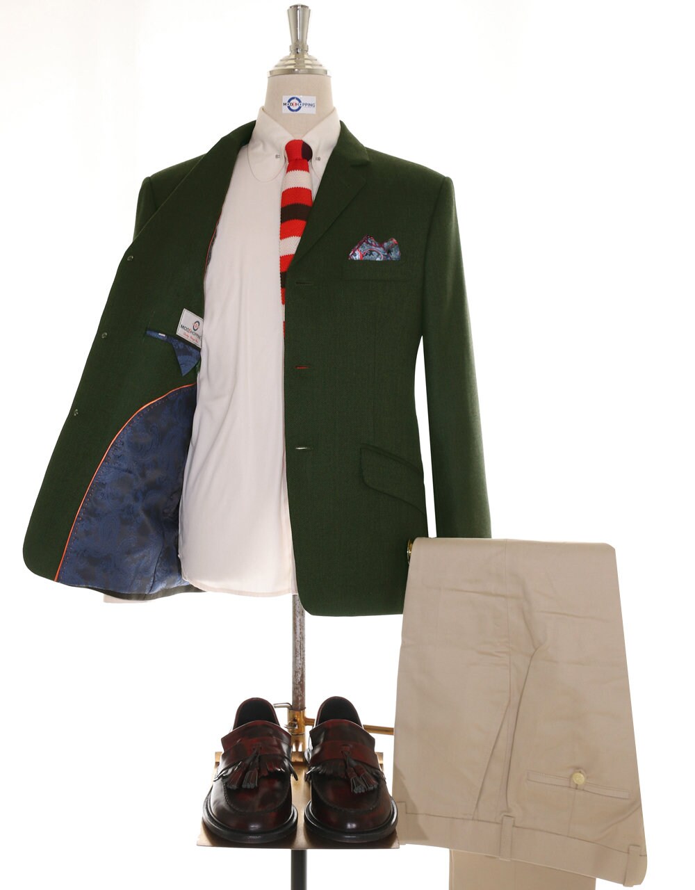 Olive Green Tweed Jacket Etsy Ireland